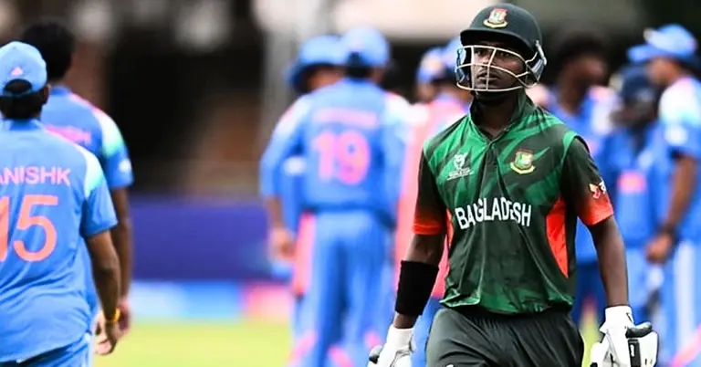 ভারত-বাংলাদেশ ম্যাচের একটি মুহূর্ত